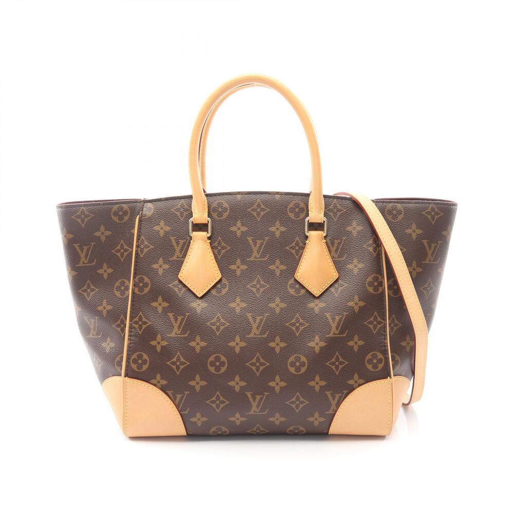Louis Vuitton Phoenix Tote Bag Canvas Leather Monogram Brown